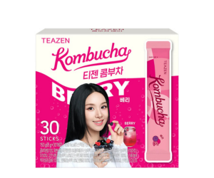 Teazen Kombucha Berry (30 Sticks) | The Ultimate K-Wellness Daily Detox & Glow Drink